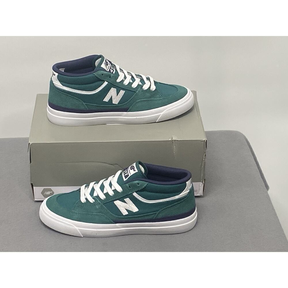 New Balance Men’s Franky Villani x Numeric 417 Shoes Sz 9 Vintage‎ Teal White - Picture 2 of 6